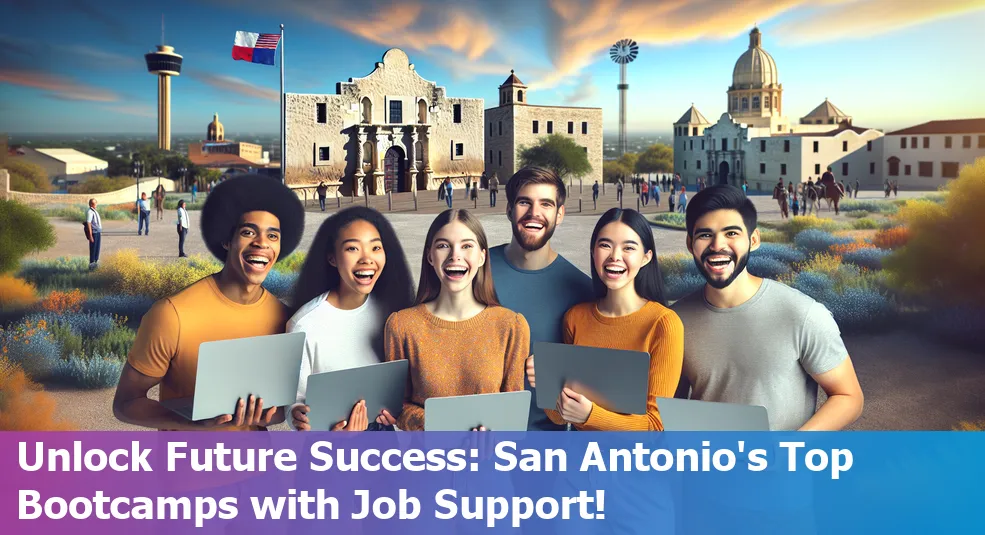 A cityscape of San Antonio, Texas, known for its coding bootcamps with strong job placement support.