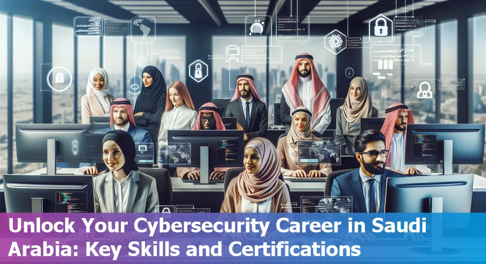 Essential skills and certifications for breaking into cybersecurity in Saudi Arabia.