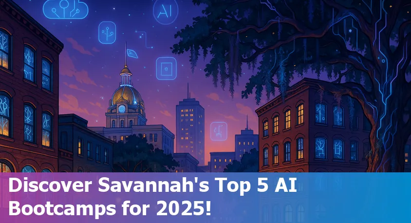 Students learning artificial intelligence at a bootcamp in Savannah, Georgia in 2025