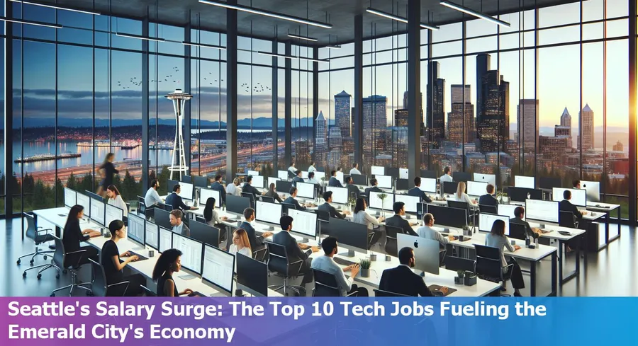 Chart showing the top high-paying tech jobs in Seattle