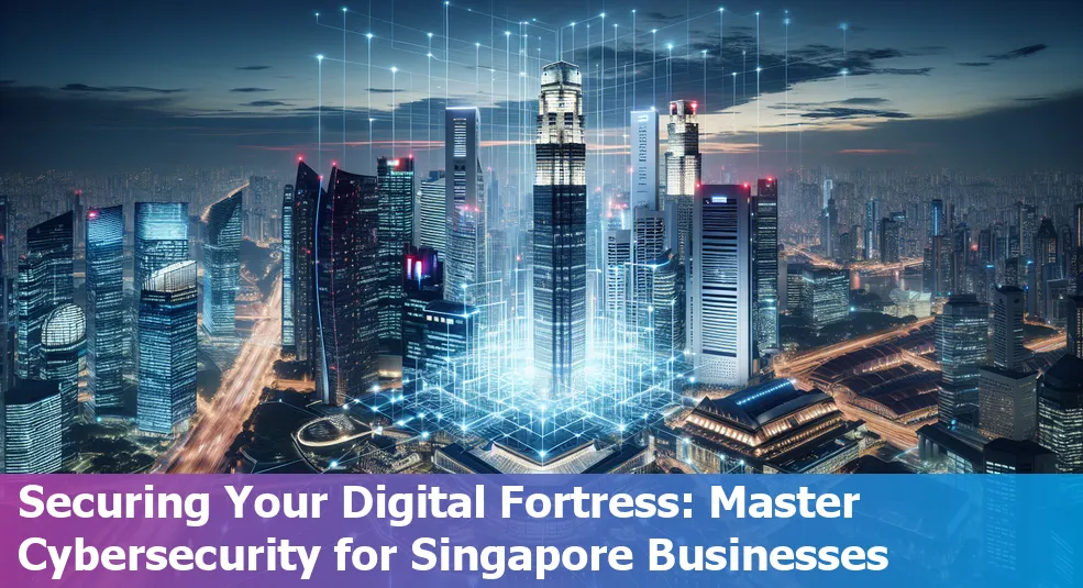 Cybersecurity measures in action at a Singapore business