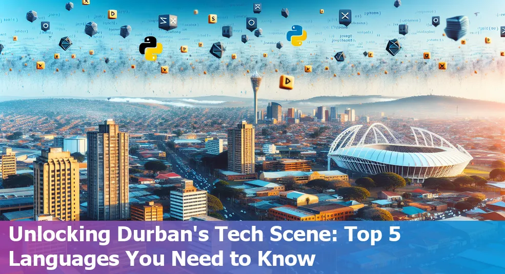 A vibrant tech scene in Durban, South Africa with coders at work