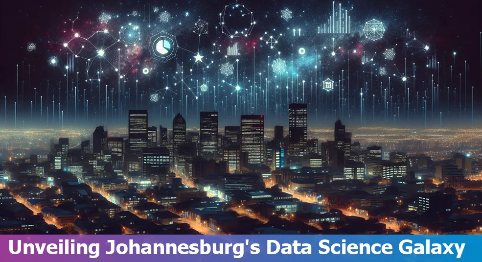 A vibrant scene of Data Science work in Johannesburg, South Africa