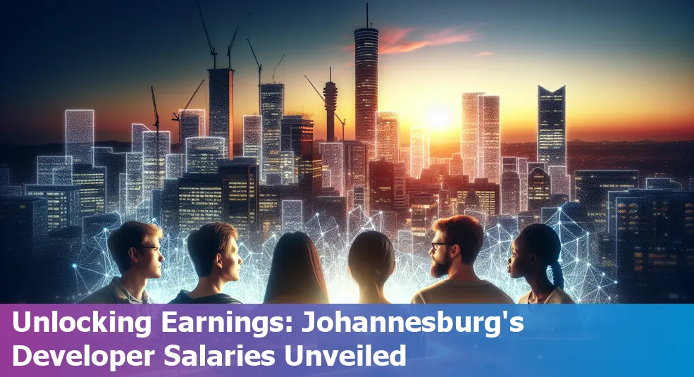 Earnings of developers in Johannesburg, sky view