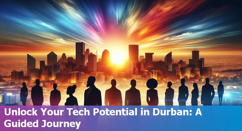 A graphical representation of transitioning to a tech career in Durban, South Africa