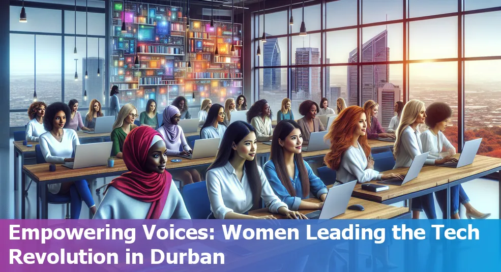 Women in technology at a conference in Durban, South Africa