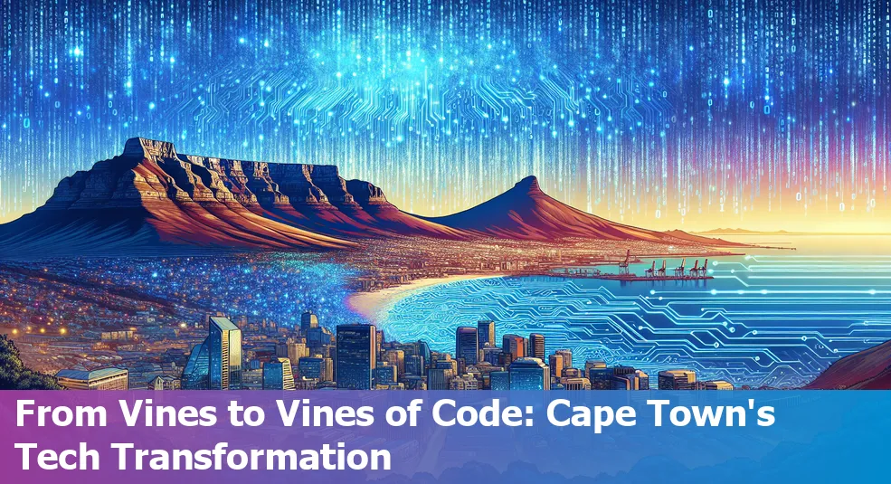 A bustling tech event in Cape Town, South Africa