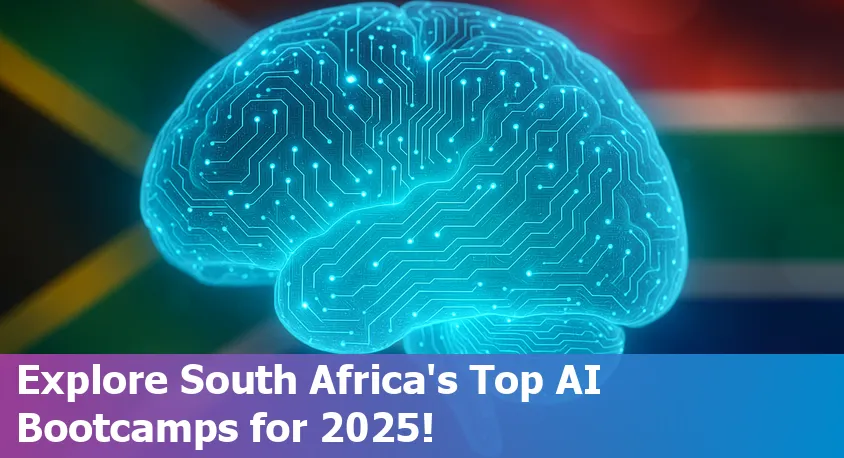 Students collaborating on laptops in a modern South African tech classroom, representing AI bootcamp learning in 2025.