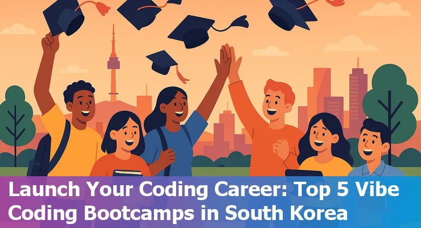 Students collaborating in a bright Seoul classroom at a top coding bootcamp in South Korea, 2025