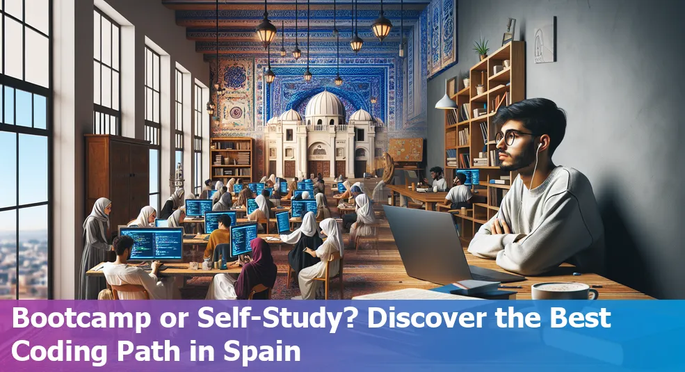 Comparison of coding bootcamps vs self-study in Spain, ES for beginners