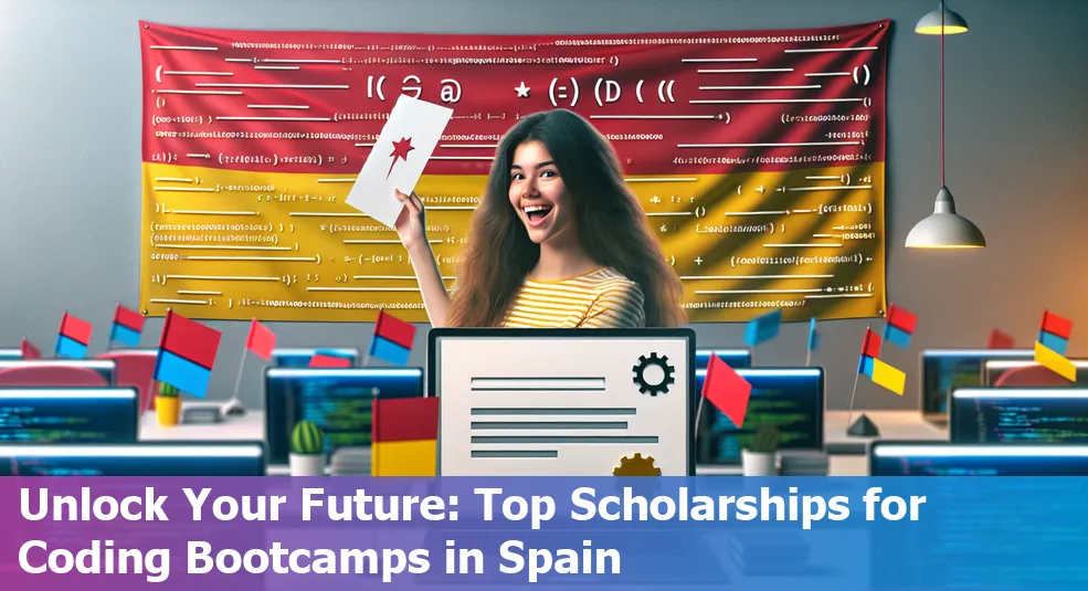 Scholarships and funding options for coding bootcamps in Spain, ES.