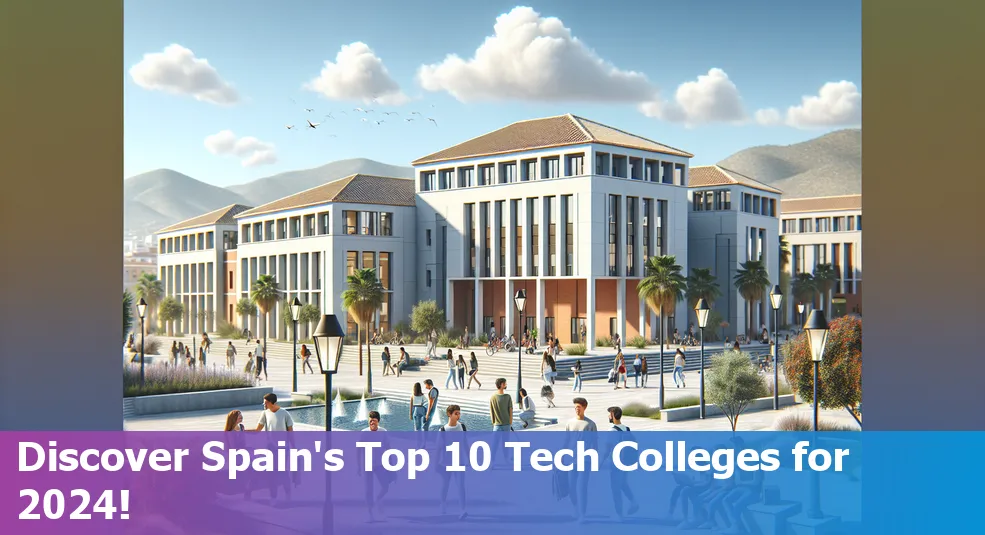 Top 10 best colleges in Spain for tech enthusiasts in 2024 - highlights of institutions and programs.