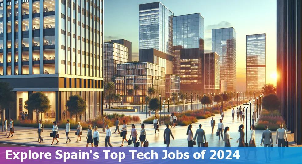 Top paid tech jobs in Spain 2024 with average salaries and roles.