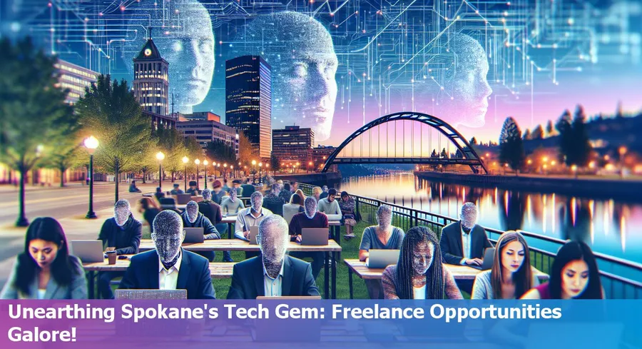 Freelancers networking in the thriving tech industry of Spokane, USA