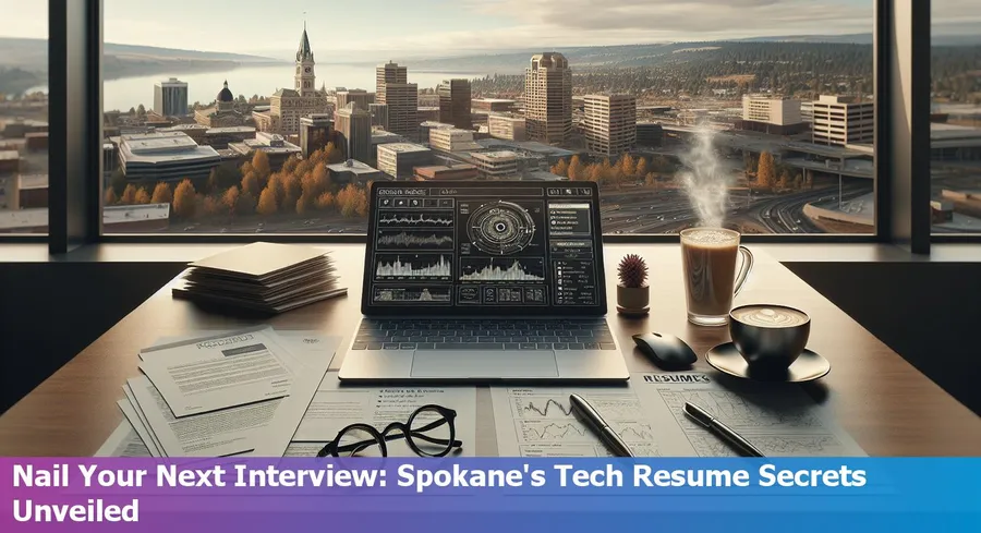 Spokane tech job seeker working on a tailored tech resume