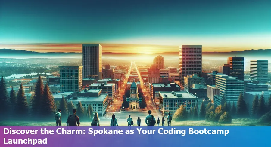 Coding bootcamp students collaborating in Spokane, Washington