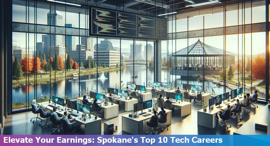 Chart of high-paying tech jobs in Spokane