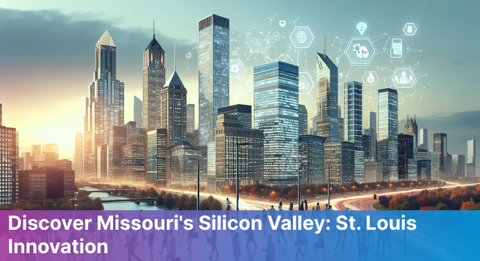 Overview of St Louis's tech hub showcasing startups and success stories in Missouri, US.