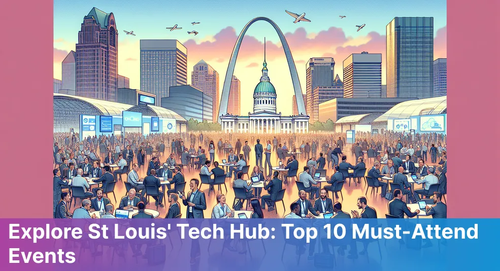 St. Louis tech meetups and conferences with tech enthusiasts networking.