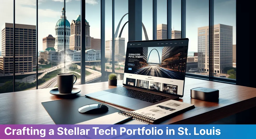 St Louis tech portfolio development, showcasing local projects and industry engagement.