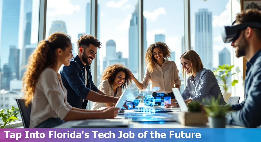 Tech job market in St. Petersburg, Florida, US in 2025 showcasing in-demand jobs and skills.