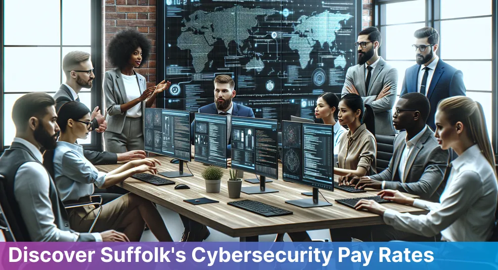 Cybersecurity salary trends and expectations in Suffolk, Virginia, US.