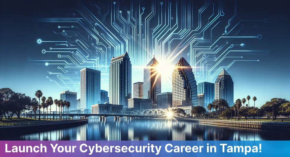 CyberSecurity job opportunities for beginners in Tampa, Florida, US.