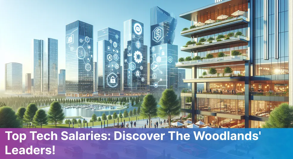 Skyline of The Woodlands, Texas showcasing tech industry prominence