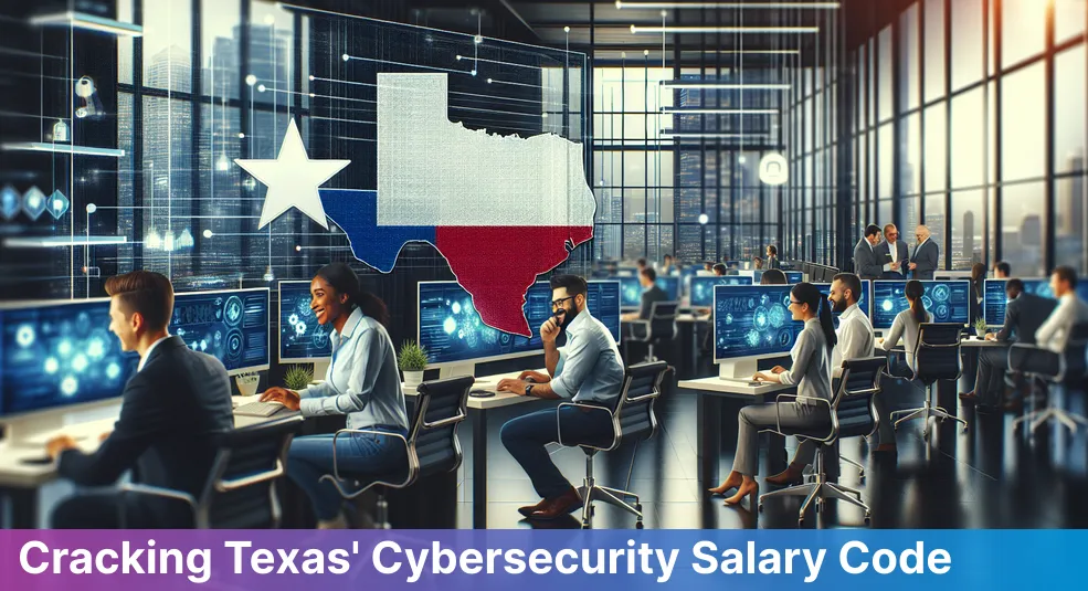 Cybersecurity professionals working in The Woodlands, Texas office