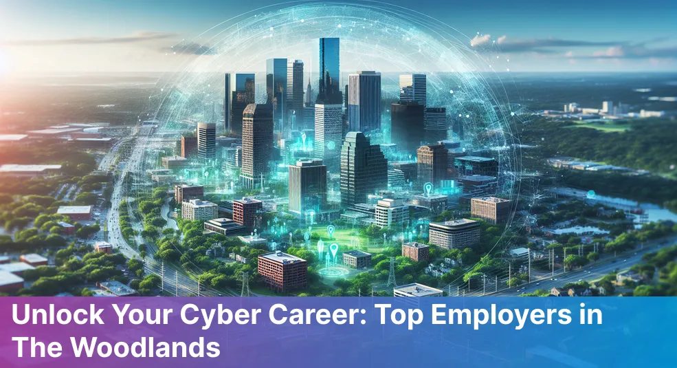 Cybersecurity employers in The Woodlands, Texas, hiring insights