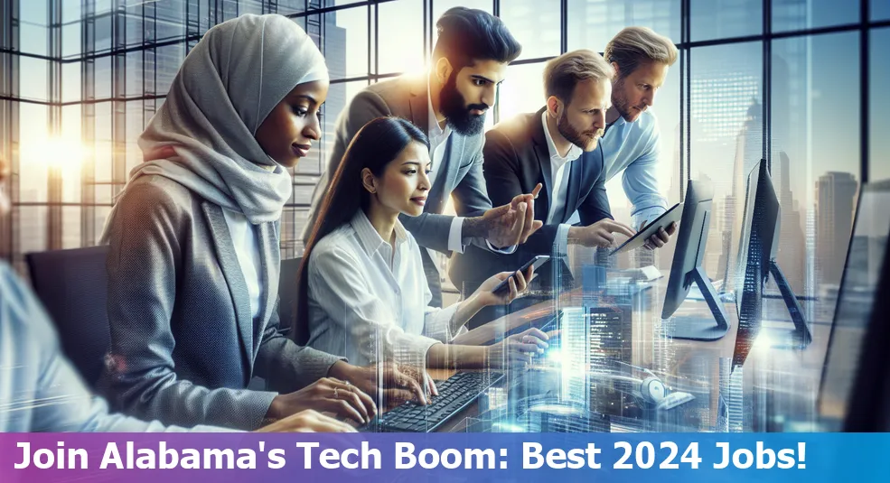 Tech professionals working in Tuscaloosa, Alabama for top-paying jobs in 2024.