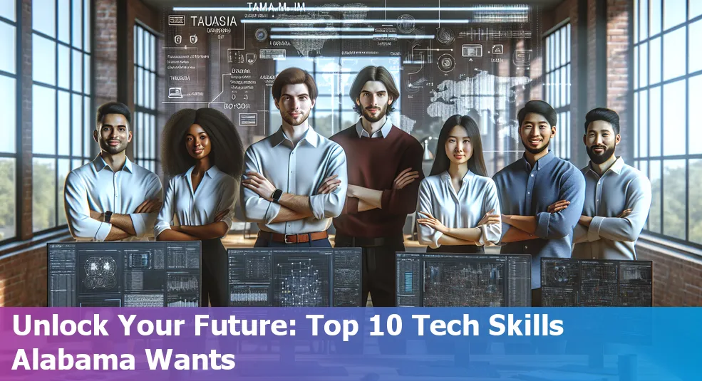 Tech skills in demand for Tuscaloosa job market in 2024.