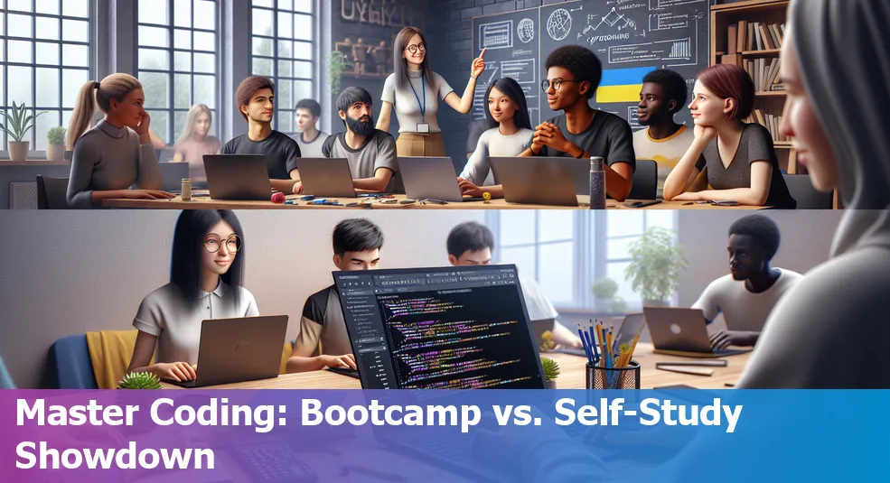 Coding Bootcamps vs. Self-Study in Ukraine, UA: a comprehensive comparison for beginners in Ukraine