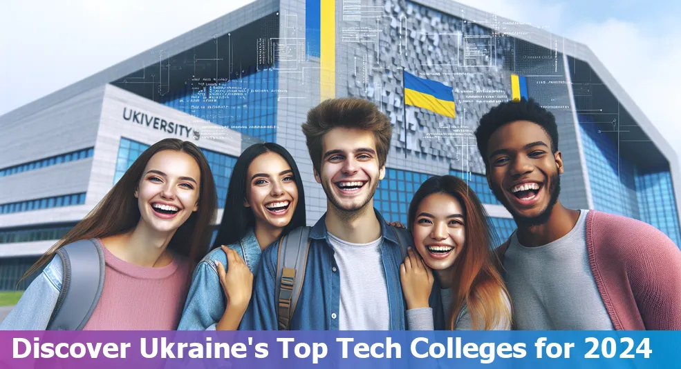 Top 10 best tech colleges in Ukraine for 2024.