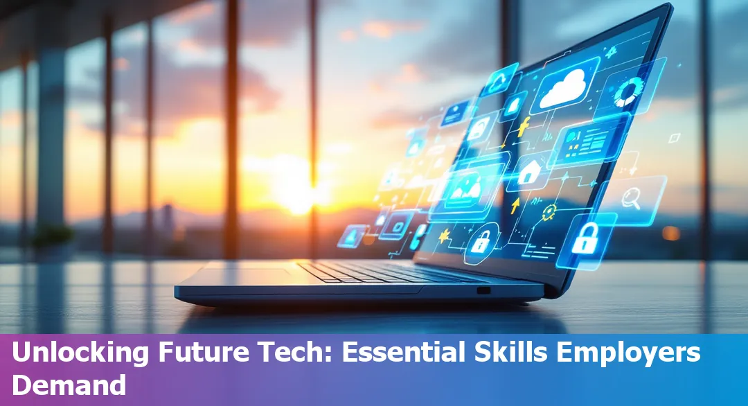 Image depicting top tech skills for 2025 sought by Victorville employers in California.