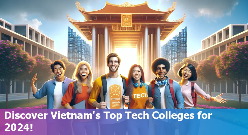 Top 10 best colleges in Viet Nam for tech enthusiasts in 2024.