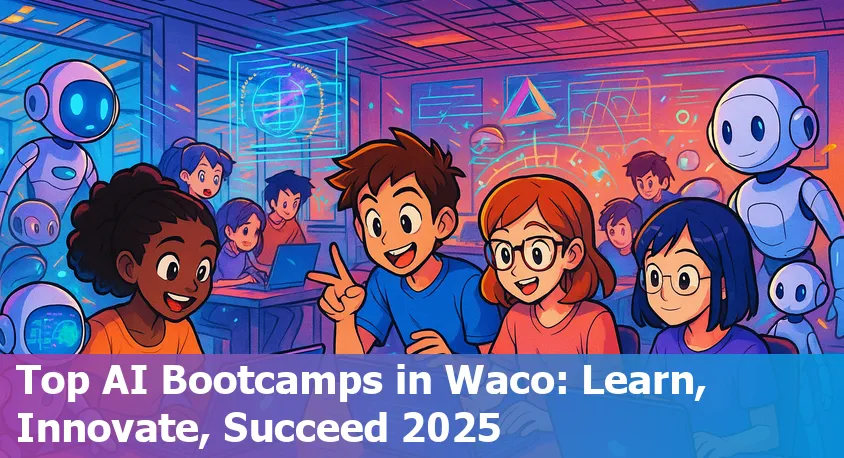 Students in Waco, Texas learning artificial intelligence at various bootcamps in 2025.