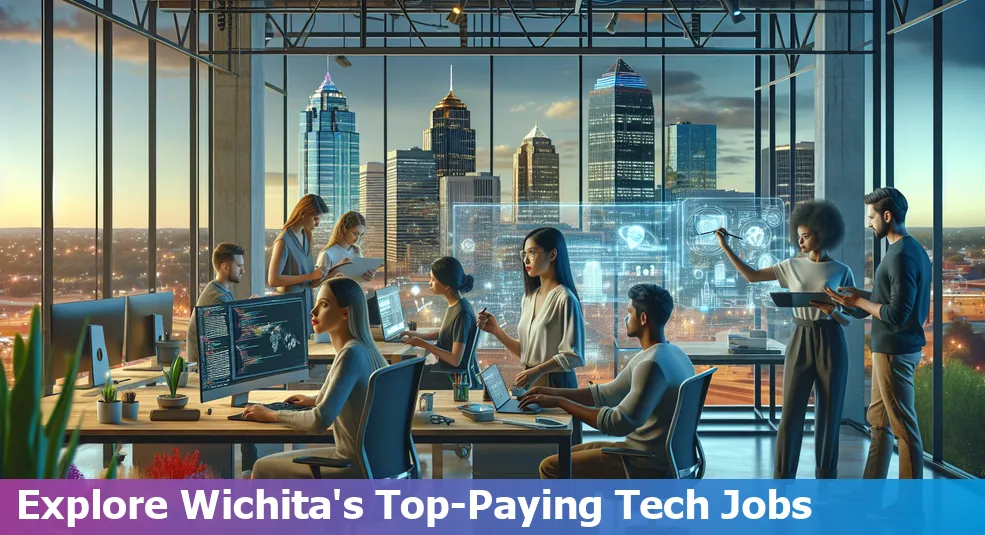 Wichita tech jobs ranked by salary featuring roles at Koch Industries and Spirit AeroSystems.