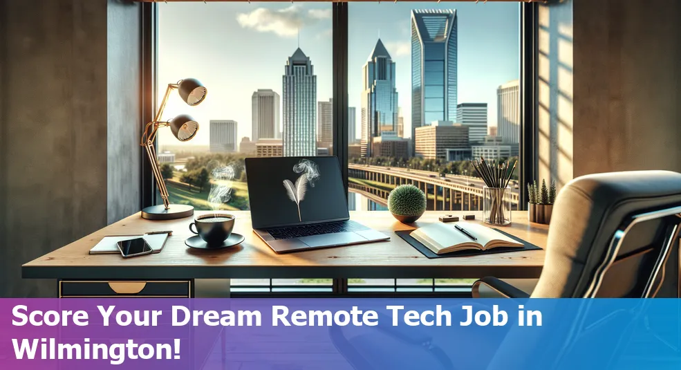 Remote tech job guide Wilmington North Carolina map