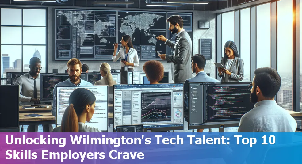 Wilmington skyline representing tech skills demand in 2024.