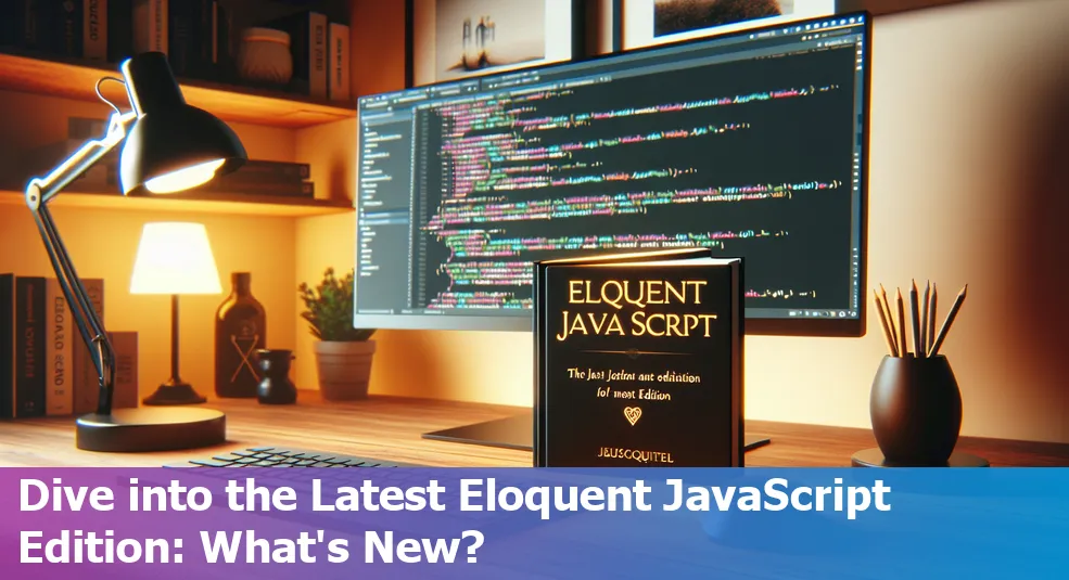 Cover of the latest edition of 'Eloquent JavaScript'