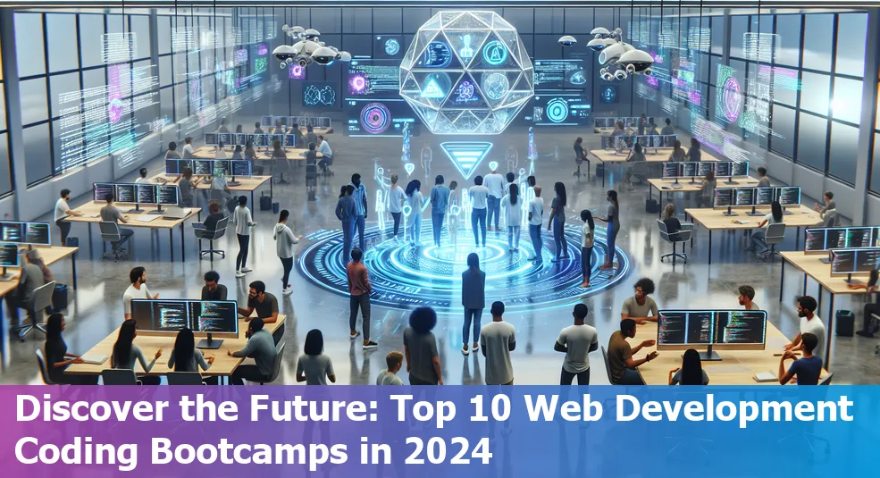 Chart showcasing the top 10 web development coding bootcamps in 2024