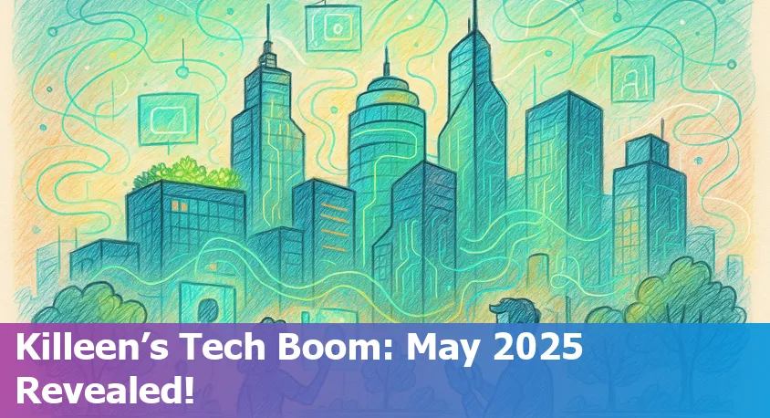 Collage of AI robots, data servers, and US Capitol symbolizing May 2025 tech news.