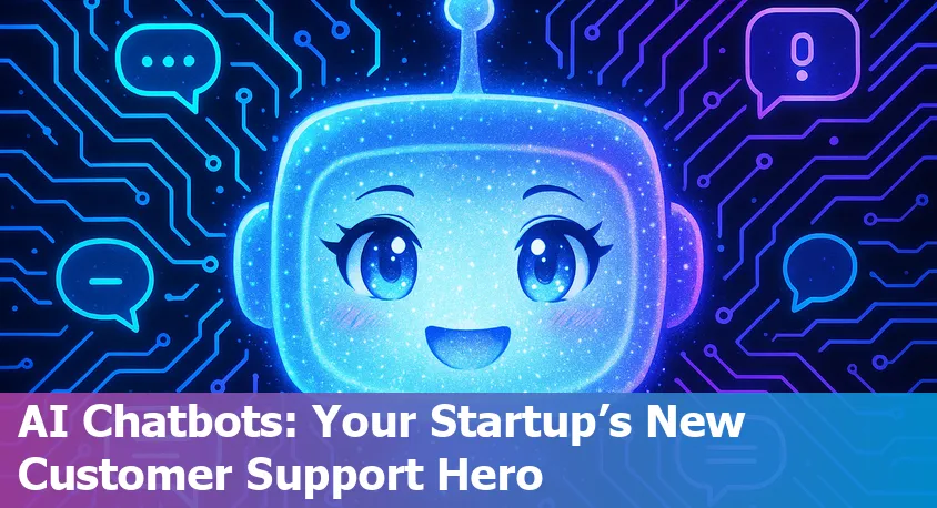 AI-powered chatbots assisting customer support teams in AI startups with intuitive, automated conversations.
