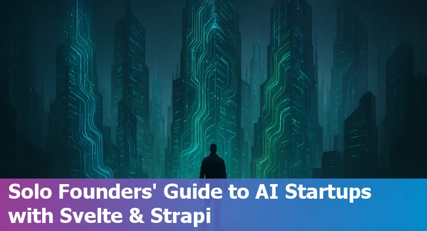 Solo founder building a scalable AI startup with Svelte and Strapi for beginners