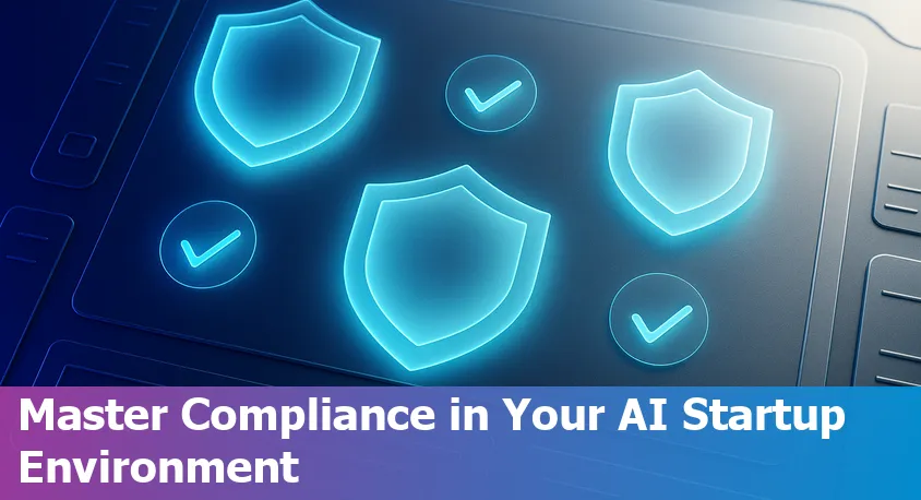 Diagram showing layers of security and compliance in a self-hosted AI startup environment for beginners