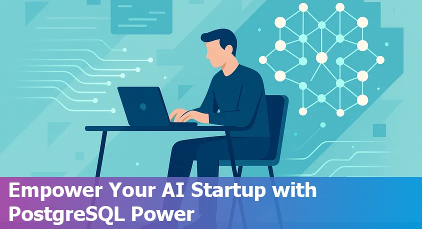 Solo AI startup founder integrating PostgreSQL for robust, scalable data management and AI workflows.