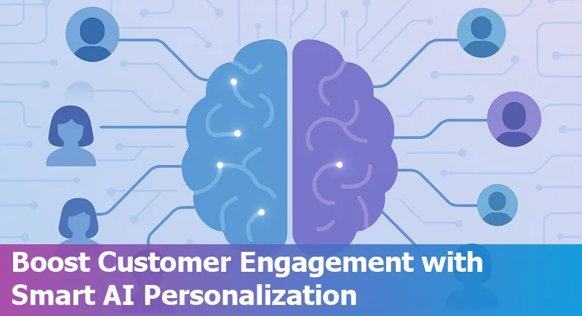 AI startup team analyzing personalized customer engagement strategies using AI tools