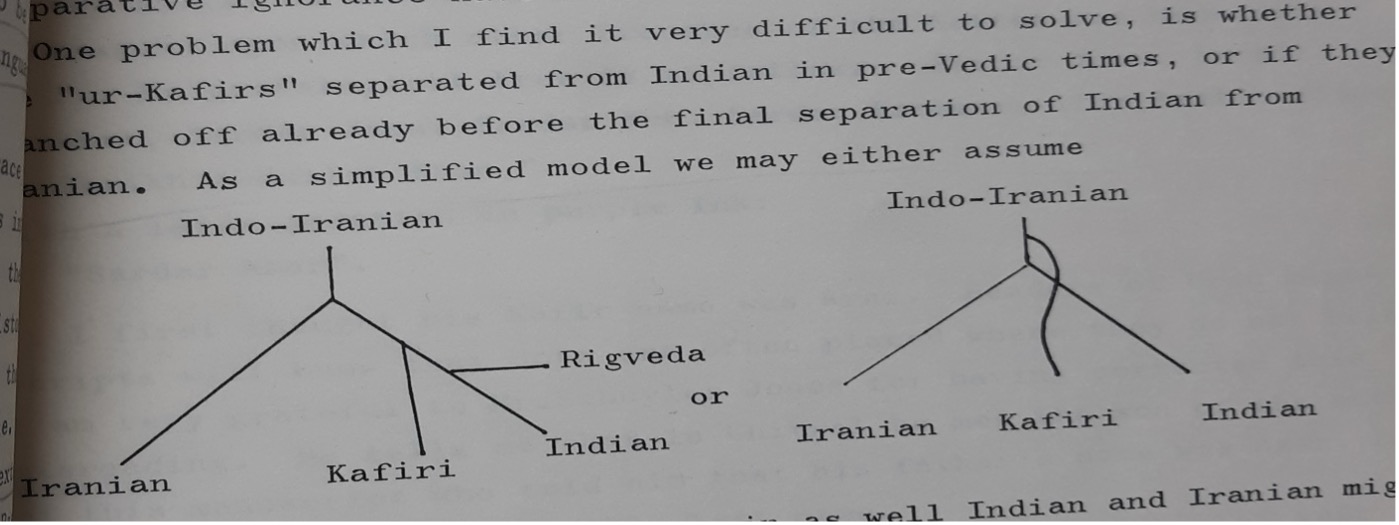 Response to a reader's objection regarding the topic of the antiquity and position of the Nuristani language