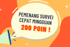 Pengumuman Pemenang  Hasil Survey Cepat periode 12 - 19 Juli 2022